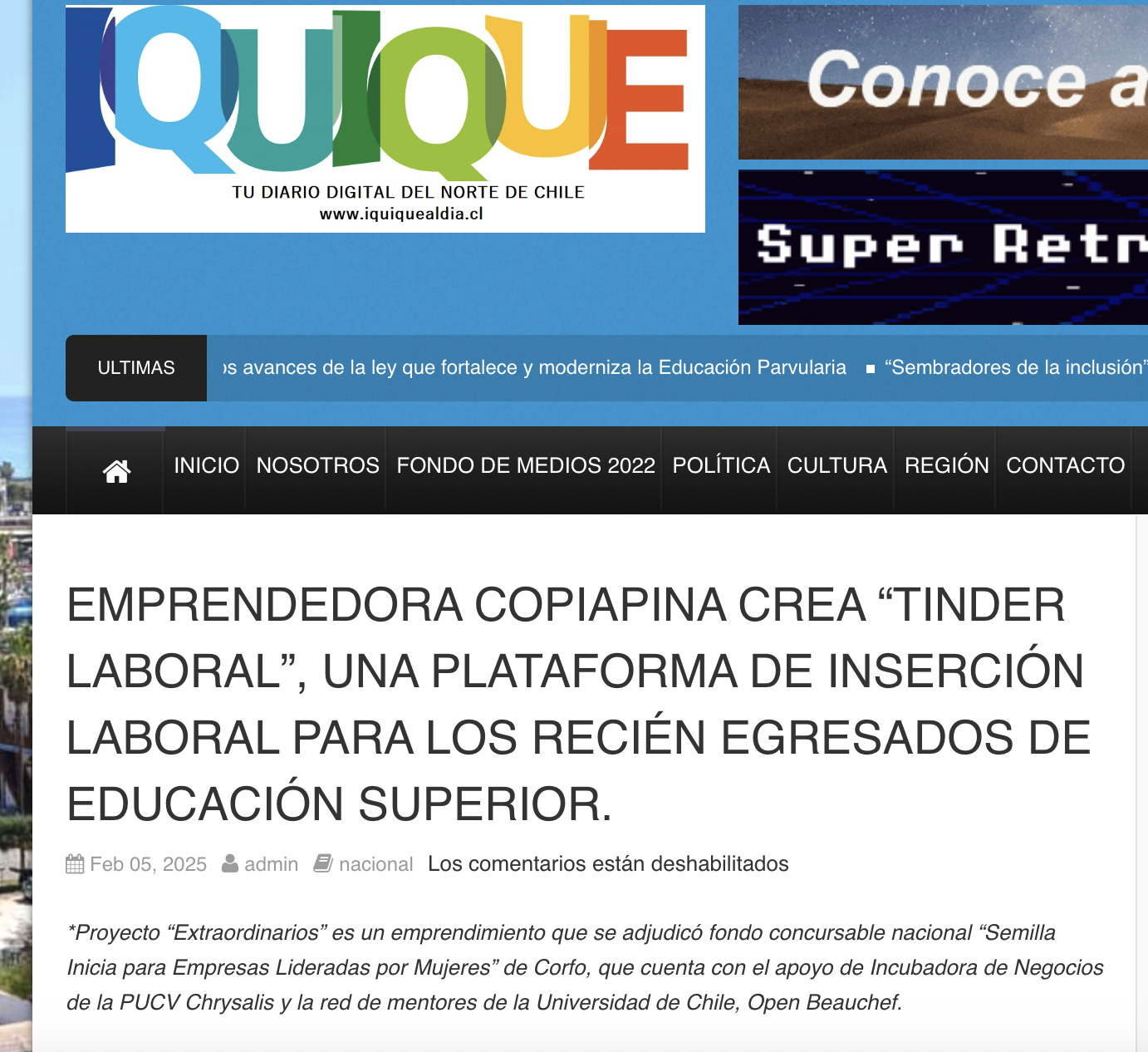 Logo de Iquique al día